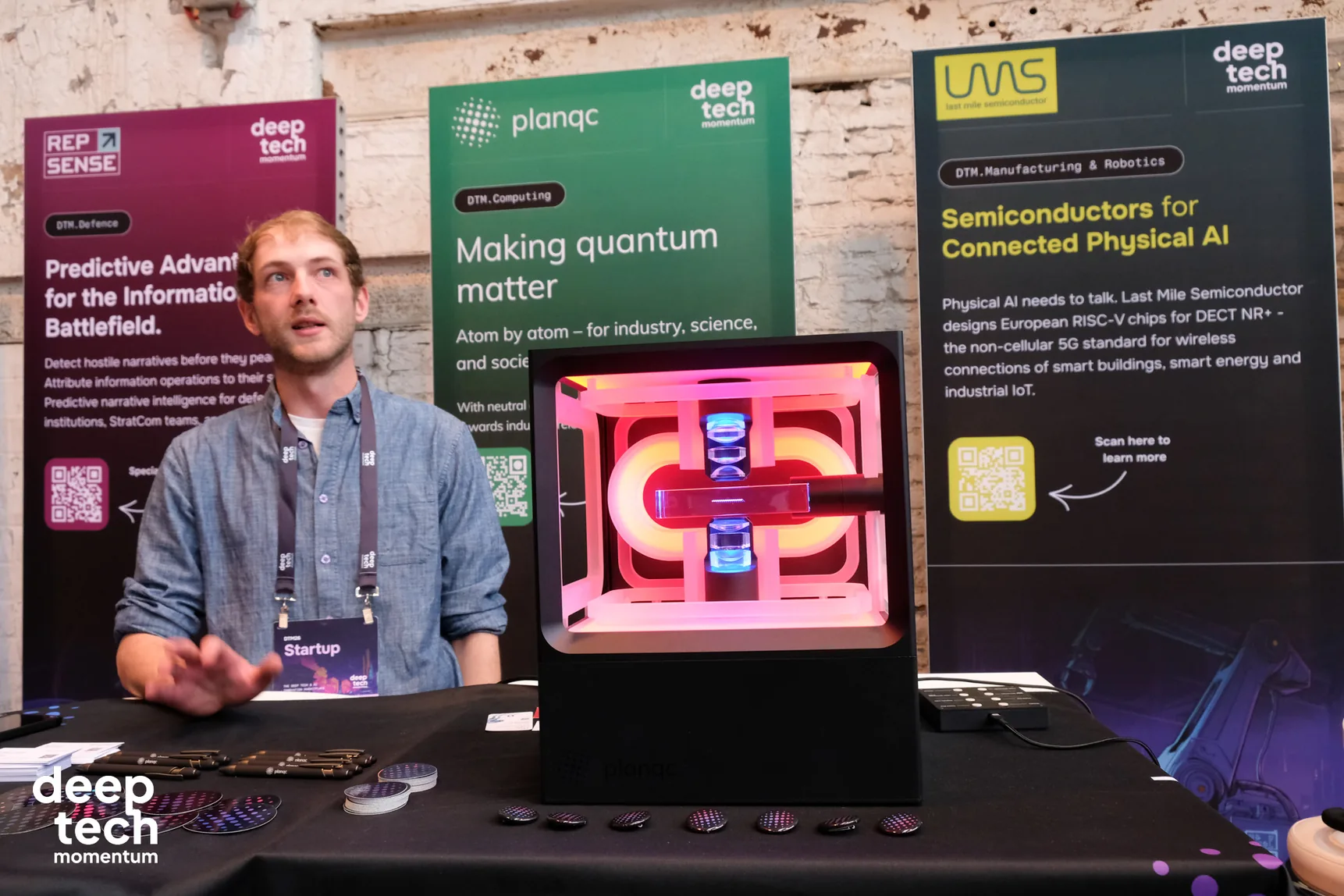 Custom booth at DTM26